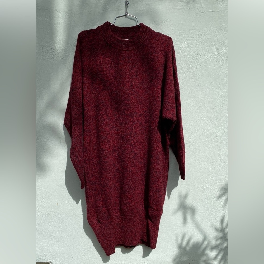 Vintage United Colors of Benetton Shetland wool small oversized dress